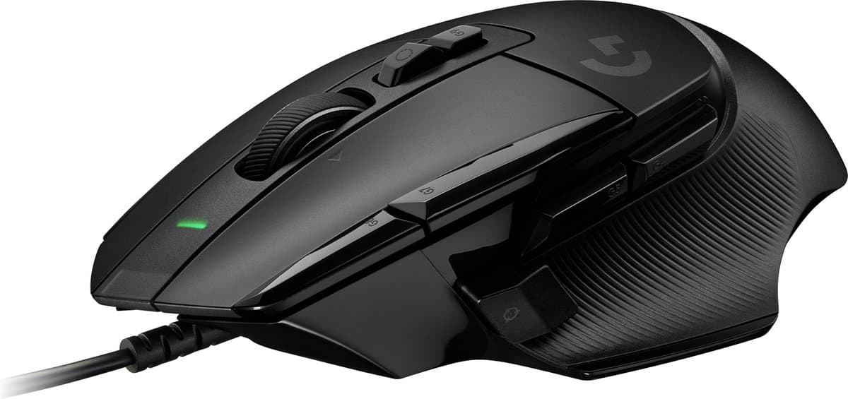 Logitech G G502 X muis, rechtshandig, USB Type-A, optisch, 25600 DPI