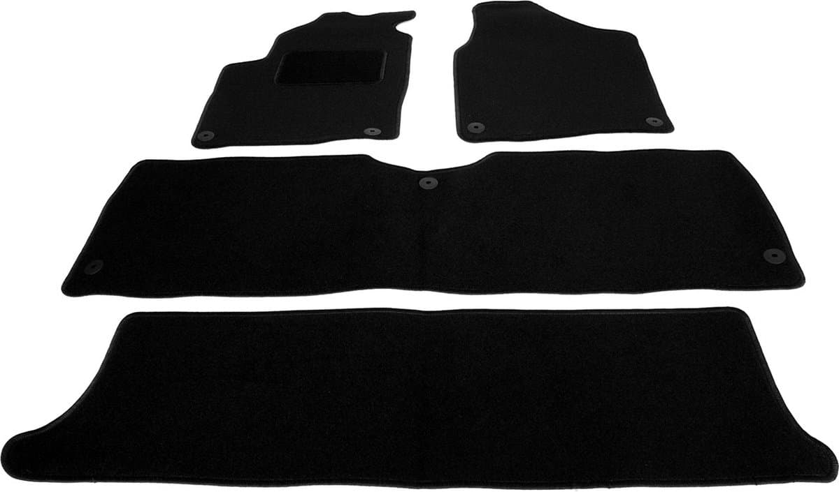 Automatten voor Seat Alhambra (1996-2010) Volkswagen Sharan (1994-2010) Ford Galaxy (1995-2000) - 4-delig - Naaldvilt