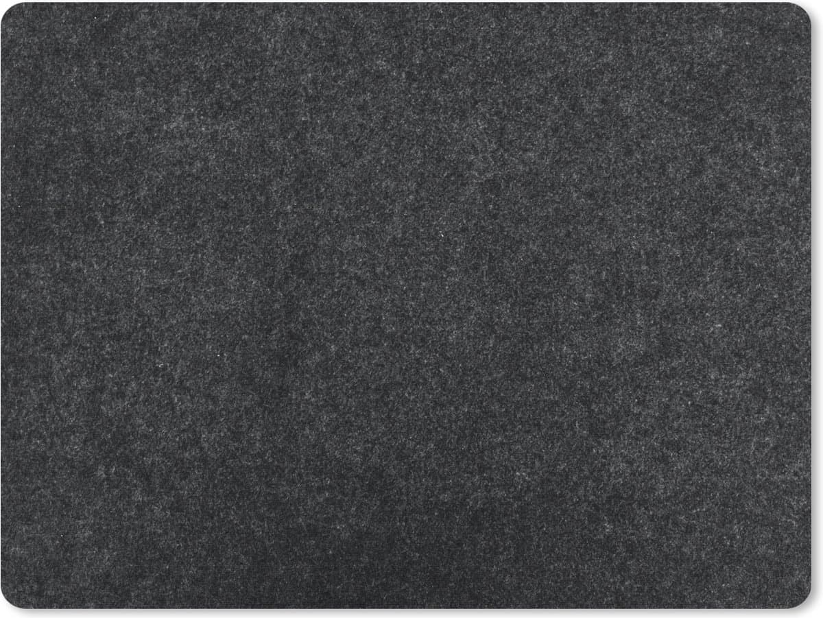 Bureau onderlegger - Zwart - Graniet - Design - Steen - Muismat - 23x19 cm