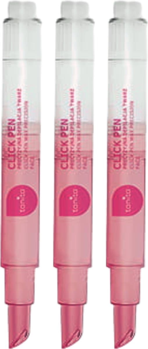 Tanita Click Pen Precisie Ontharing - 3 Stuk - Wax - Waxapparaat in Penvorm - Met Kersenbloem