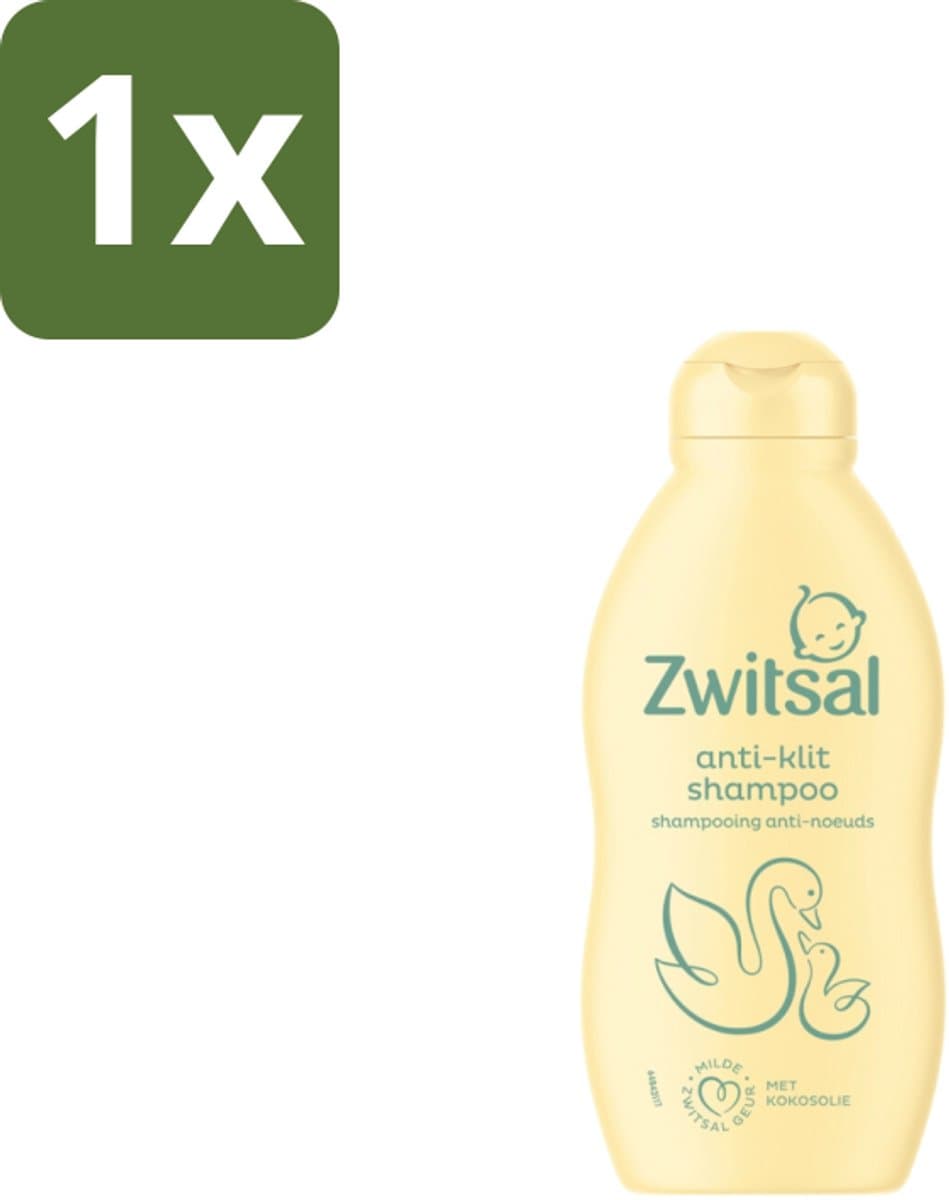 1 x Zwitsal Shampoo Anti-Klit 200 ml - Anti-klit Shampoo - Baby Haar Verzorging - Zwitsal Shampoo - Babyhuid Verzorging - Zwitsal Anti-klit