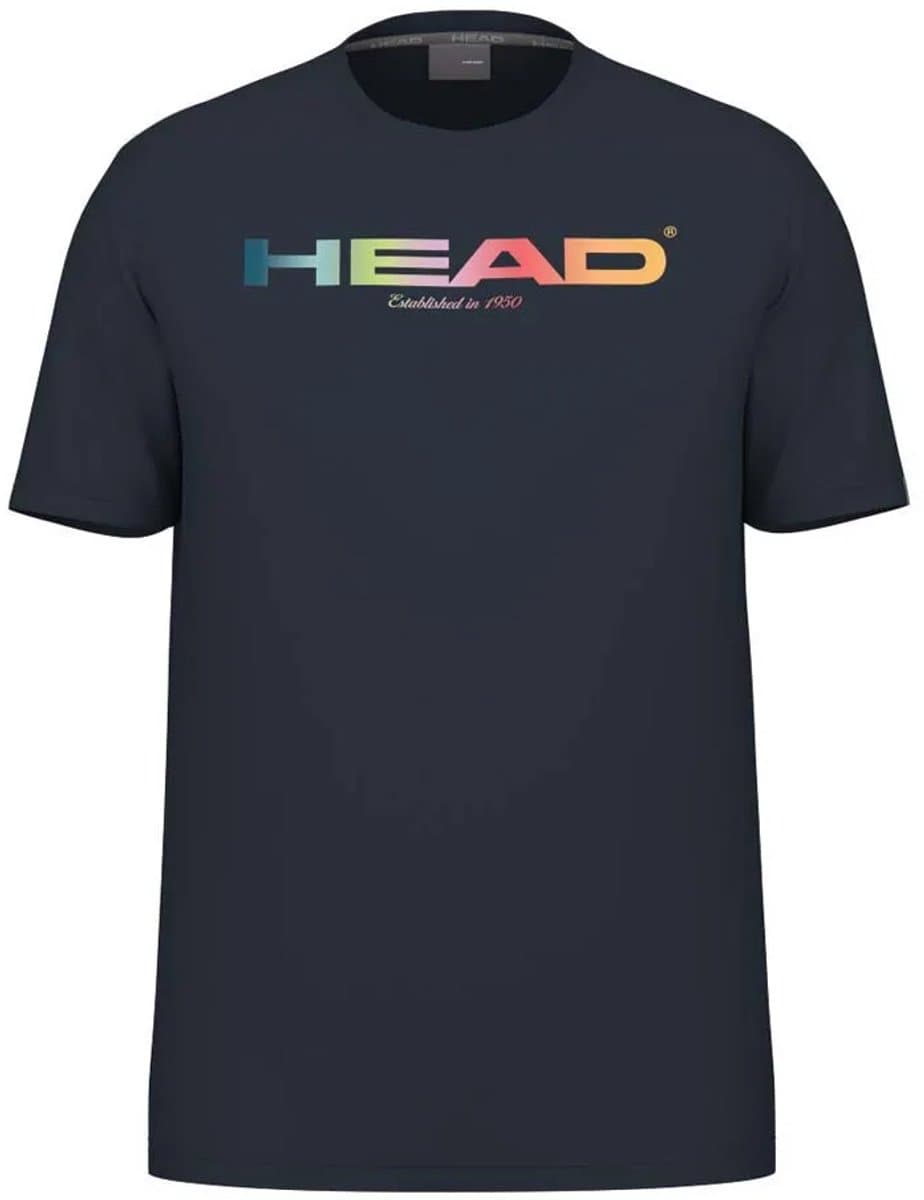 Head Racket Rainbow T-shirt Met Korte Mouwen Blauw S Man