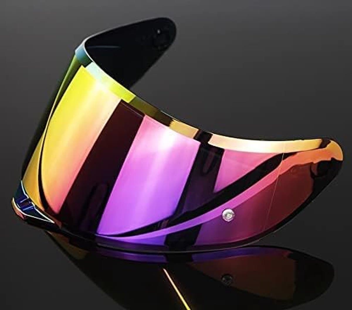Motorhelm Vizierlens - Motorhelmglas Verkleuring - Veilig Rijden - Anti-UV Anti-Fog - 1 Stuks - Goud