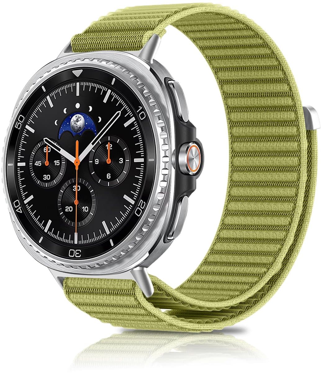 SolidKeus - Sport Nylon Armband voor Smartwatch 40mm/44mm/46mm