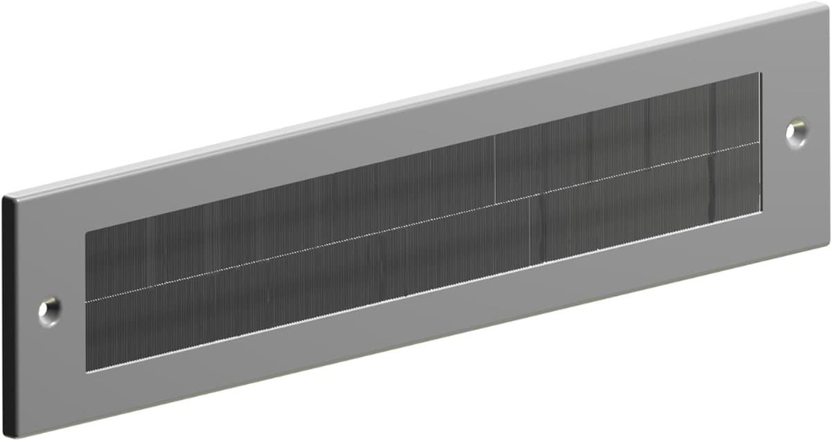 QUOVO® Brievenbus Tochtwering - Brievenbus Tochtklep - Brievenbus Tochtafsluiter - Aluminium - ‎34cm x 8cm x 1cm