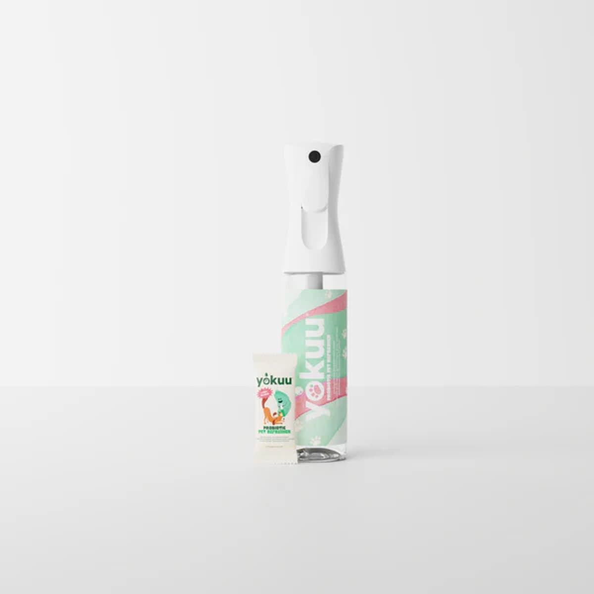 YOKUU Probiotische Droogshampoo voor Dier - Spray + 1 Parel – Natte-hondengeur Weg in 60 Sec – Hypoallergene Pet Refresher