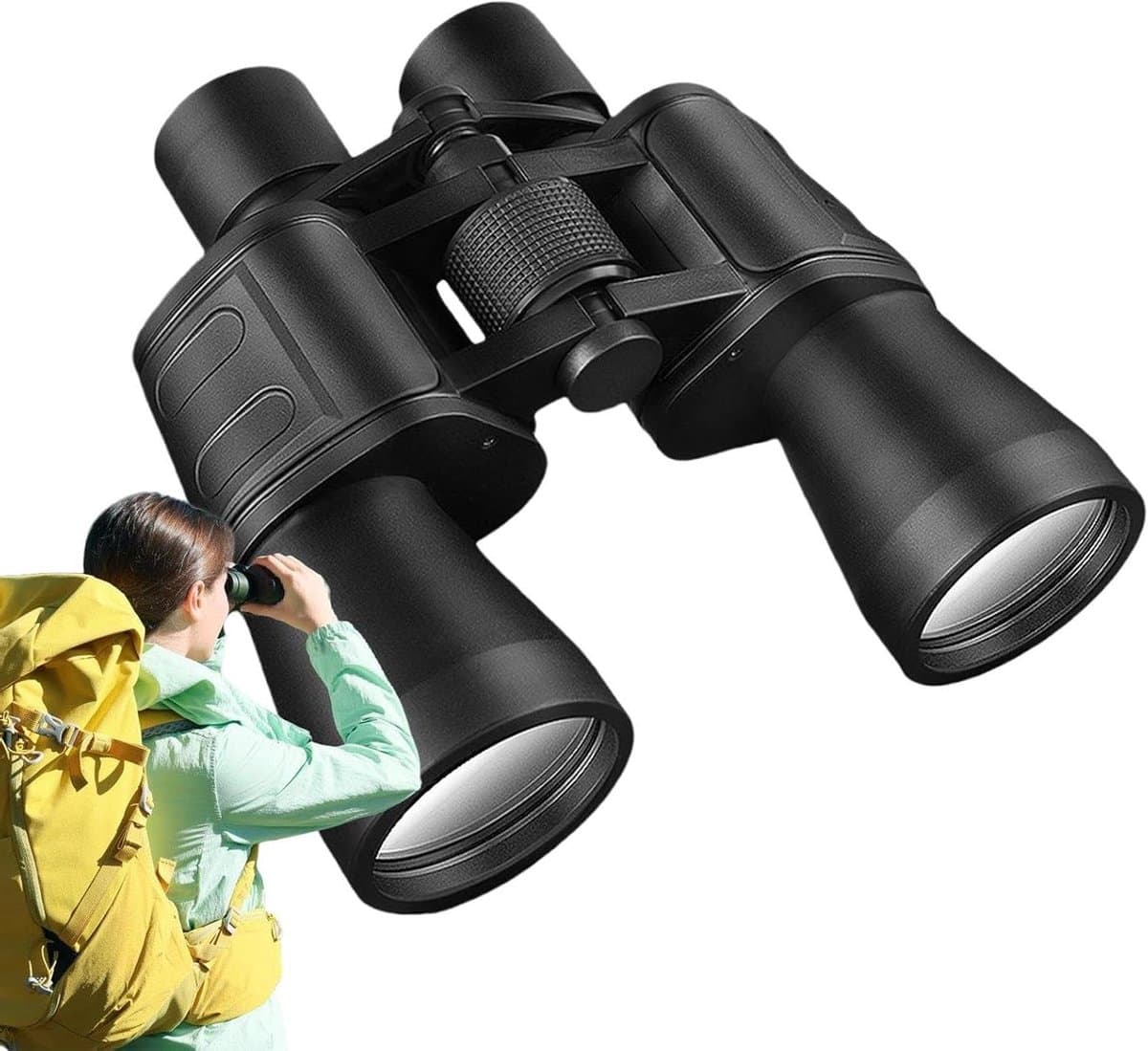 Verrekijker Nachtzicht - Sterrenkijker Telescoop - Natuur Observatie - 20x50 HD Lens - 2.09 Pond - Zwart