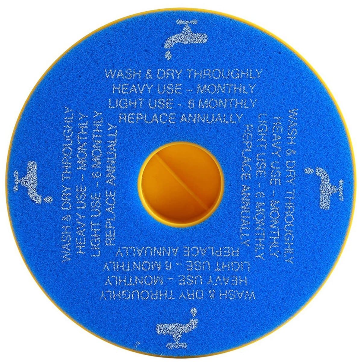 Dailygoods- Vacuümfilter Wasbaar - Stofzuigerfilter DC05/DC08/DC14/DC15 - Herbruikbaar - Kosteneffectief - Lichtgewicht Badstof