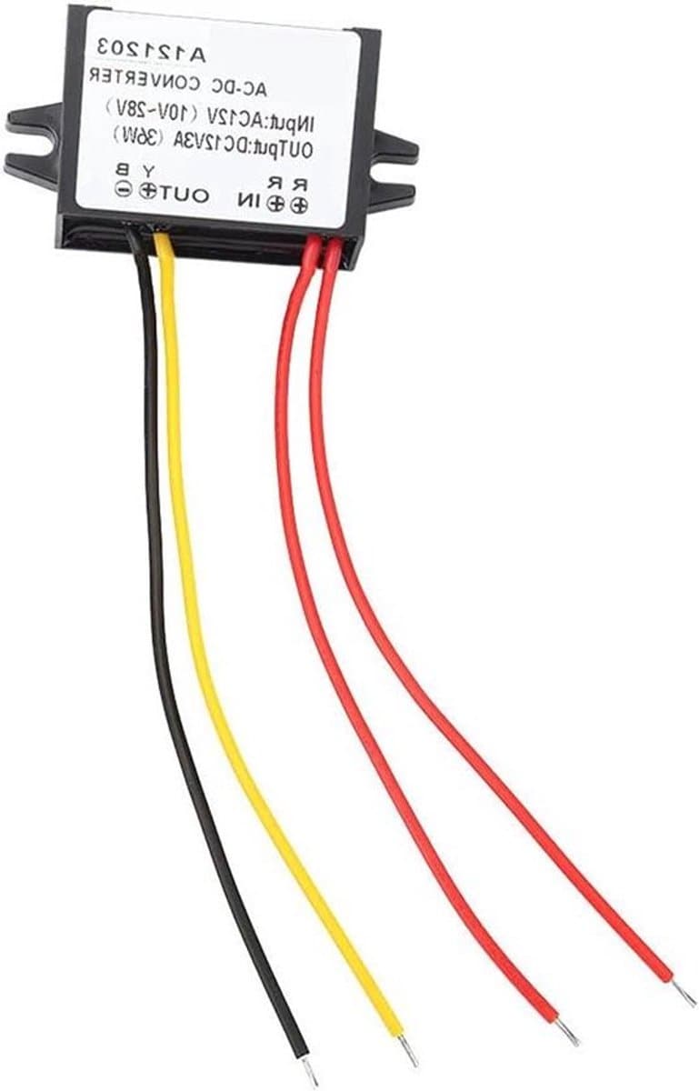 Wisselstroom omvormer naar gelijkstroom 12V voor auto display en monitorcamera
