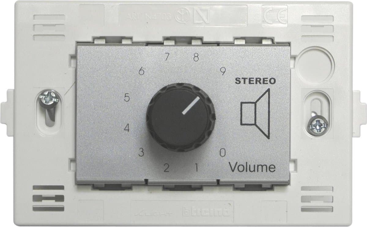 Artsound TNS-VOLST, stereo vol. reg. BT Light Tech, zilver