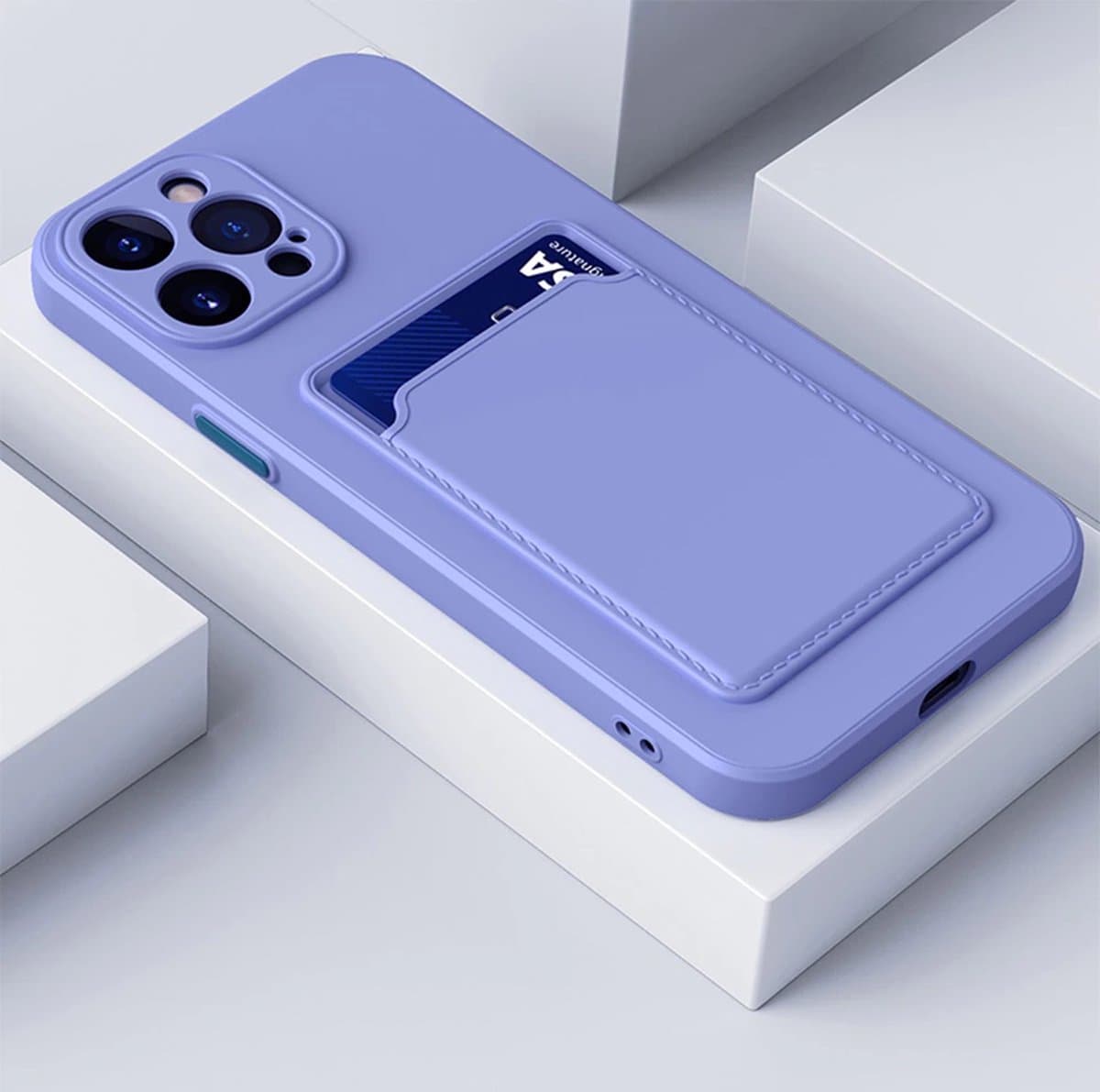 Backcover met kaarthouder Set voor Xiaomi Mi 11 _ Paars