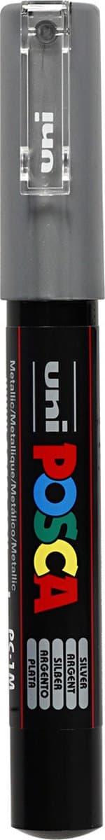 Uni Posca Uni Posca Verfmarker 1MC Zilver