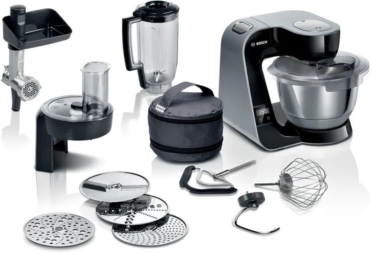 Bosch MUM5XC4E keukenmachine 1000 W 3,9 l Zwart Ingebouwde weegschalen