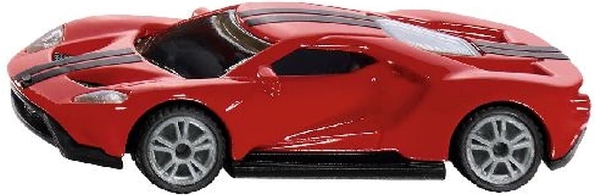 Siku Ford GT speelgoedvoertuig - rood en zwart, staal en kunststof