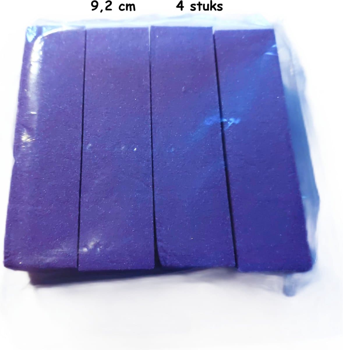 Buffer blok - 4 stuks- Buffer paars - Buffer voor acryl nagels - Buffer gelnagels - Nagelvijl
