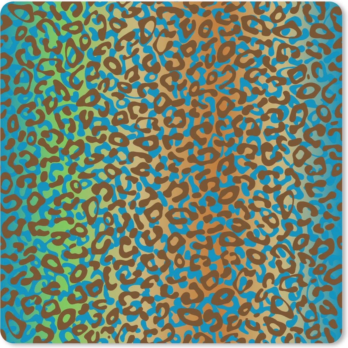 Muismat XXL 50x50 cm - Bureau onderlegger - Bureau mat Patroon - Panter - Abstract - Bureaumat - Gaming mousepad xl - Bureaulegger groot - Computer deskmat