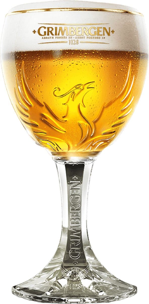 Grimbergen Bierglas op Voet - 330 ml