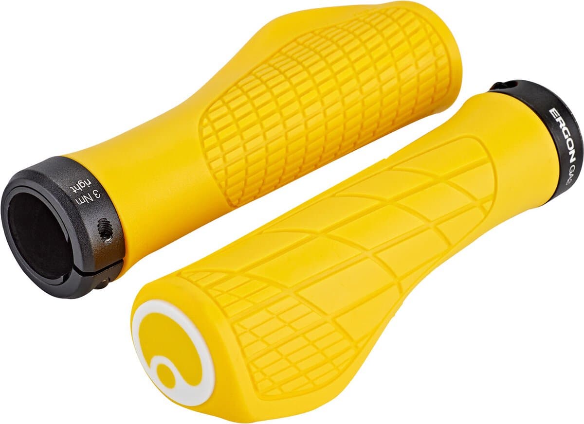 Ergon handvatten GA3-S 130/130 geel