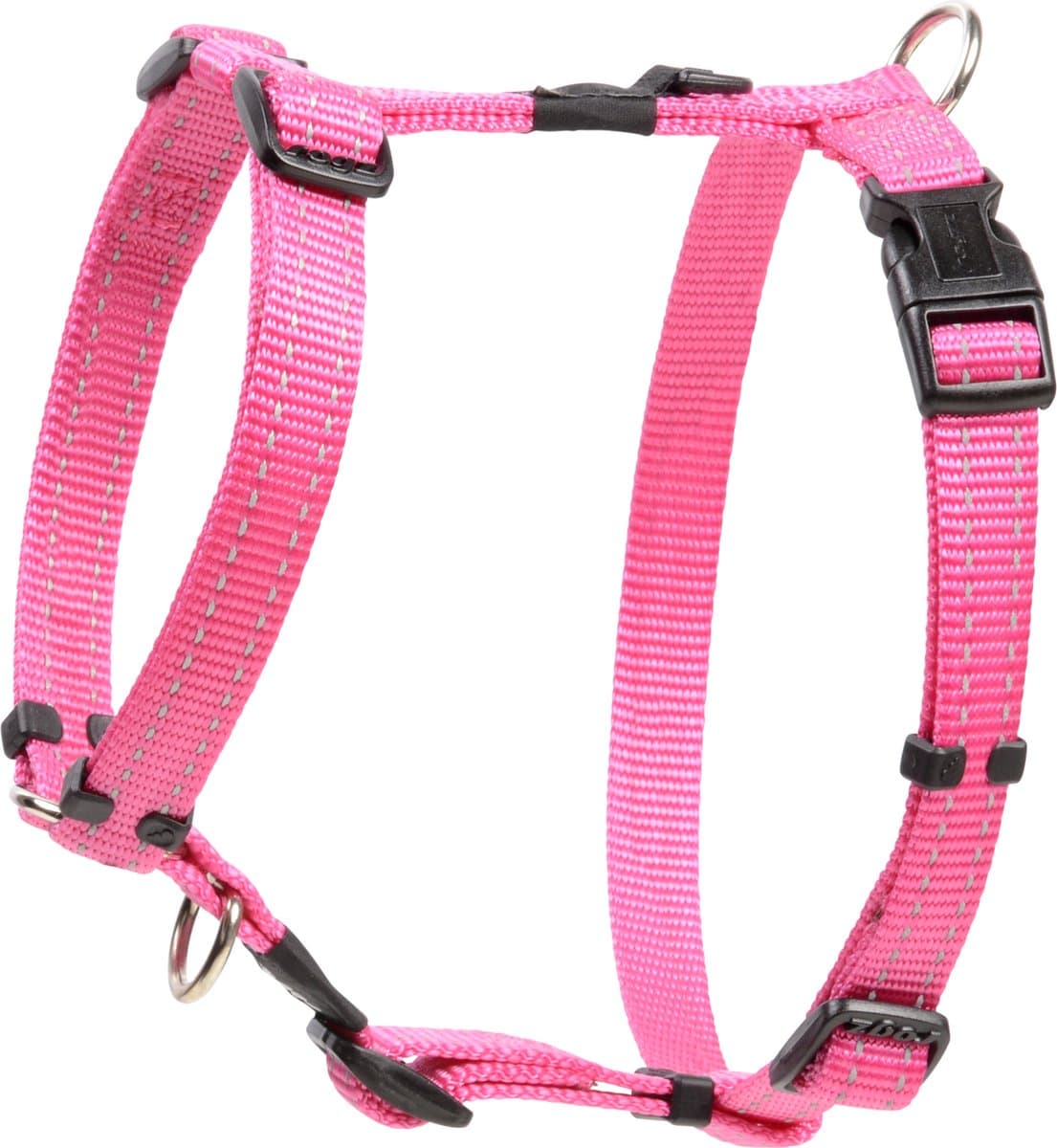 Rogz Utility Tuig Roze - Hondenharnas - M 32-52x1.6 Cm