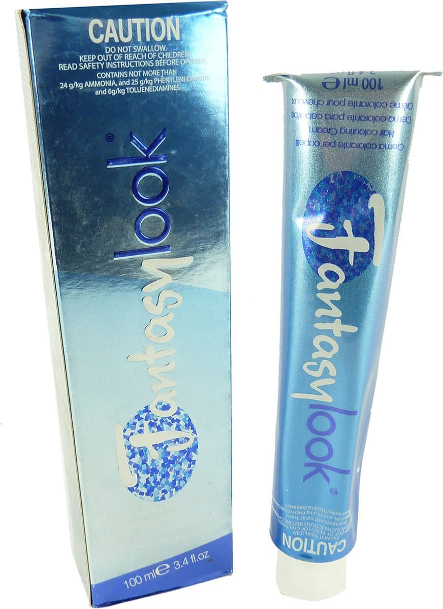 Fantasy look  Haarkleur Permanente Kleuring Crème 100ml - 901 Super Light Ash Blonde / Super Helles Asch Blond