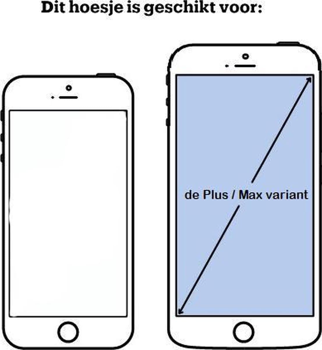 Apple iPhone 6 Plus Telefoniehoes - Wit