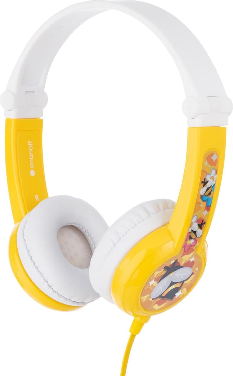 Buddyphones Connect Yellow - Koptelefoon - Bedrade Koptelefoon - Koptelefoon Kinderen - Koptelefoon Kind
