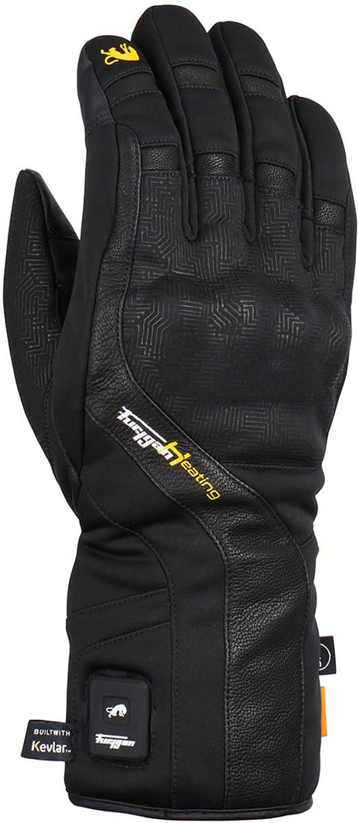 Furygan Heat X Kevlar Zwart Verwarmde Handschoenen - Maat XL - Handschoen