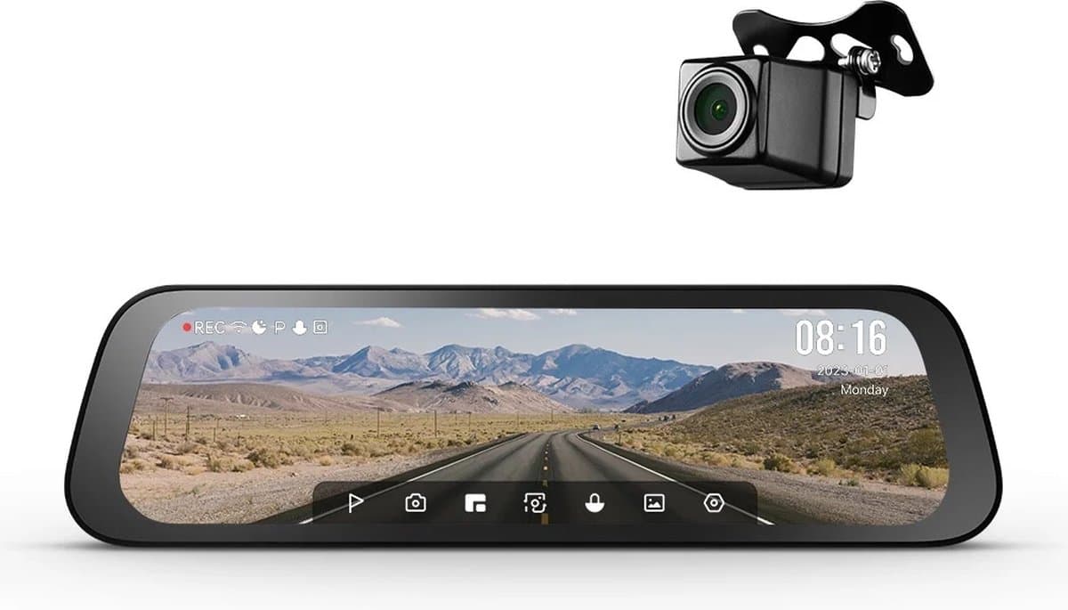 Xiaomi 70Mai Achteruitkijkspiegel Dashcam S500