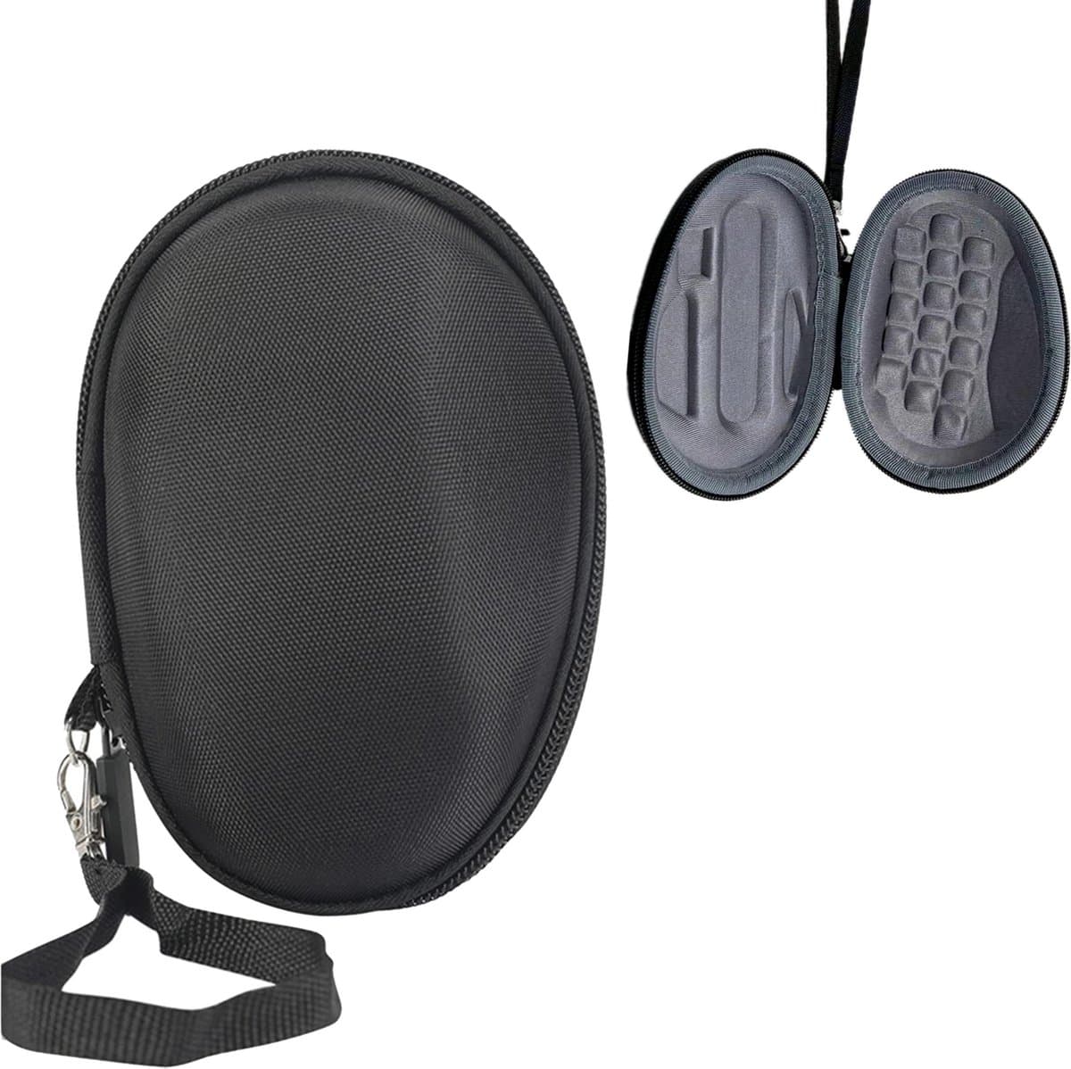 YONO Hard Case geschikt voor Logitech MX Master 3S - 3 - 2S - Draadloze Muis - Beschermhoes - Opbergtasje - Zwart