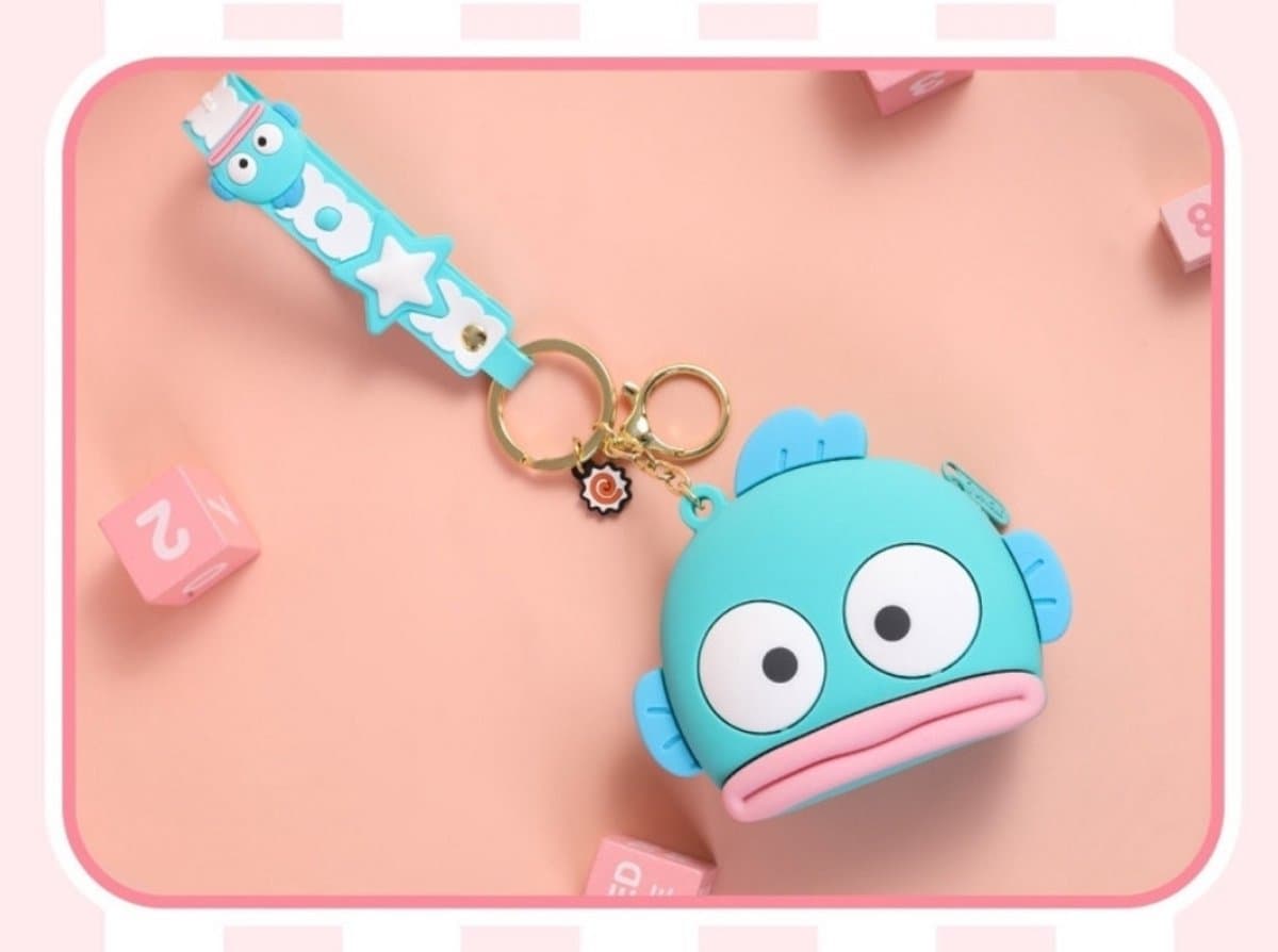 Sanrio Hangyodon - Sleutelhanger - PVC Portemonnee - Airpods pro case - Kleine tas - Gratis Verzending