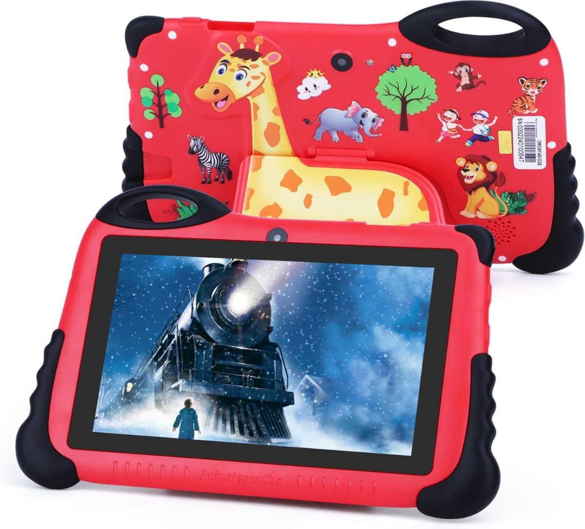DailySupplies® Kindertablet Vanaf 3 Jaar - Tablet Kinderen - Kinderspeelgoed - Rood
