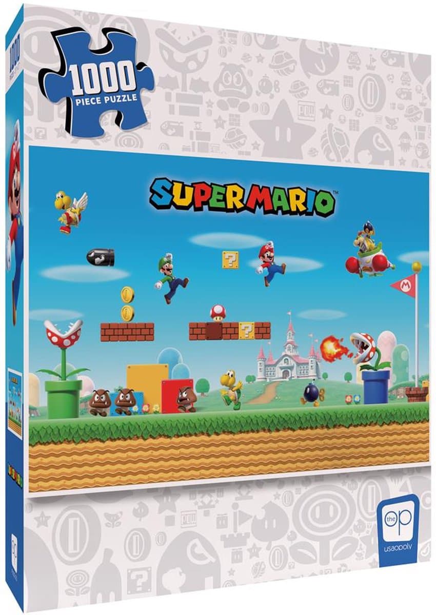 Super Mario Mayhem - Puzzle - 1000 stukjes - USAopoly