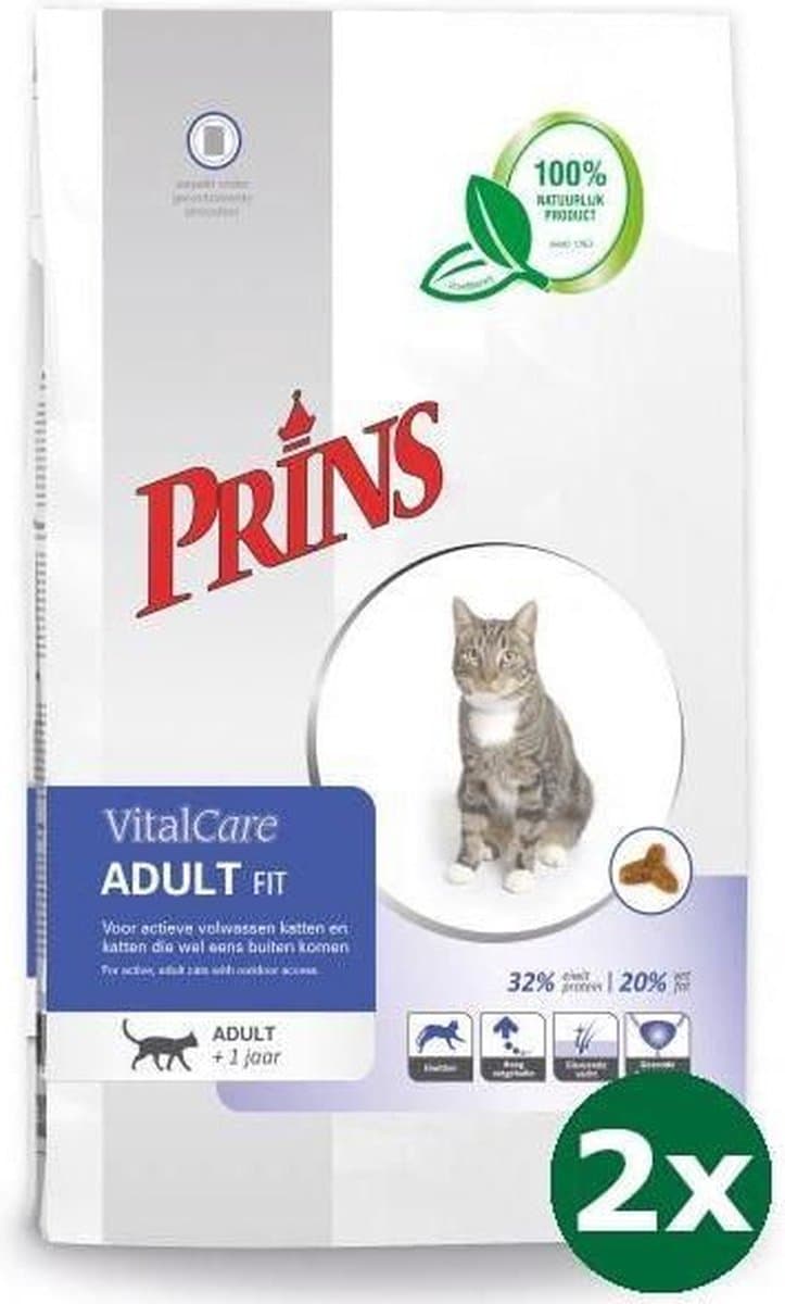 Prins cat vital care adult kattenvoer 2x 1,5 kg