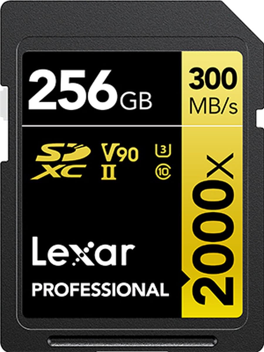 Lexar Professional SDXC 2000x GOLD 256GB 260MB/s