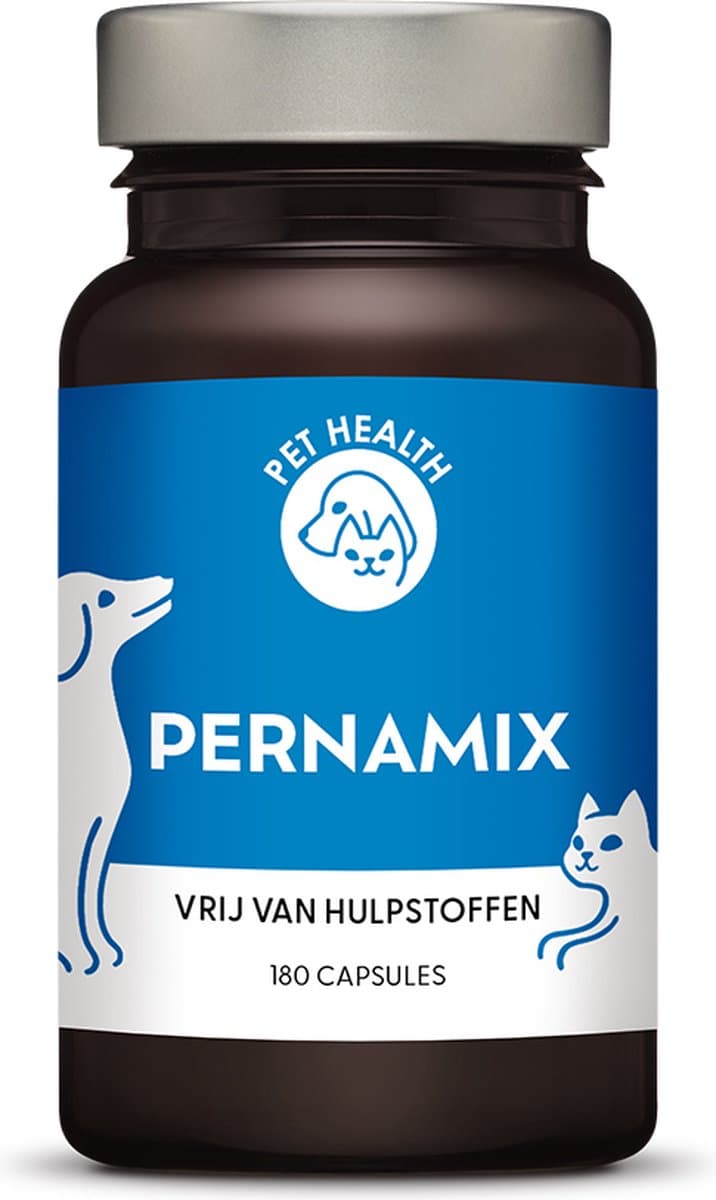Pet Health - Pernamix® - 60 capsules - Groenlipmosselolie (GlycOmega®) - Omega 3/6/9 - Voor Kat & Hond