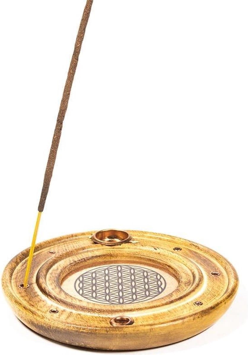 Wierook en Kegeltjes Brander Bloem des Levens (10 cm)