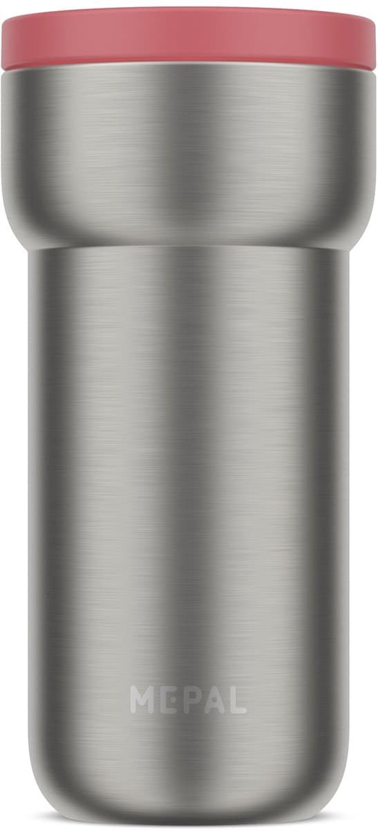 Mepal Isoleerbeker Ellipse - 375 ml - Koffiebeker to go - Lekdicht - Vivid mauve