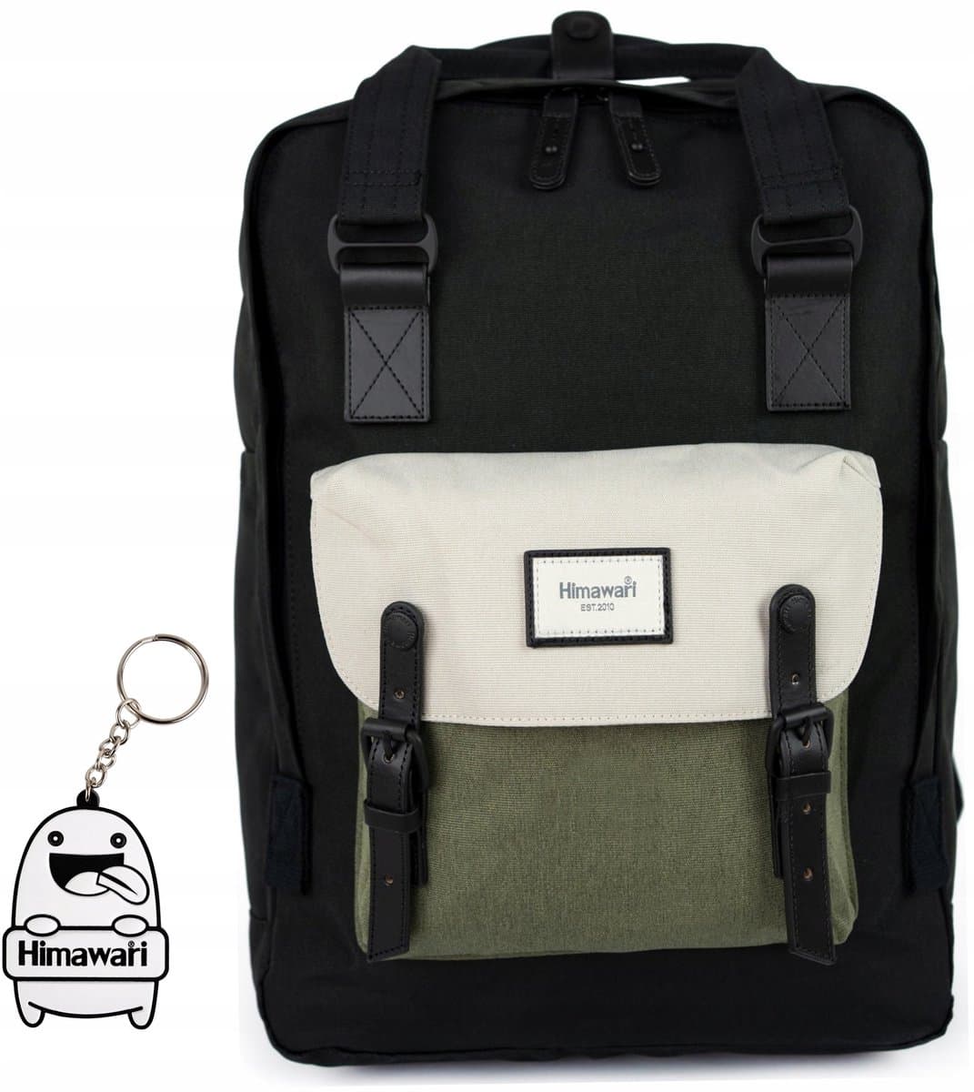 Himawari Chunky XL Heren Rugzak - Waterdicht, Ruim, Zwart
