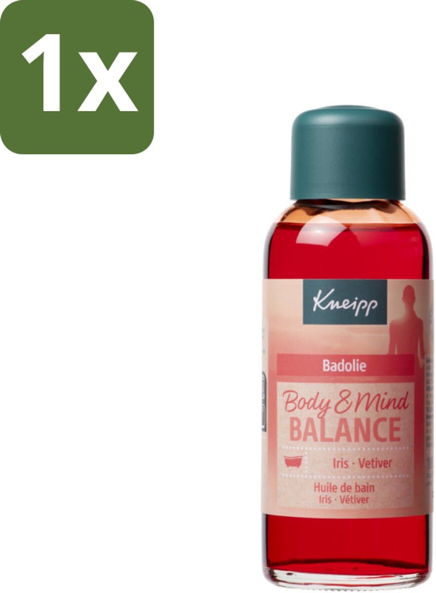 Kneipp - Badolie - Body & Mind Balance - Iris & Vetiver - 100 ml - 1 stuk