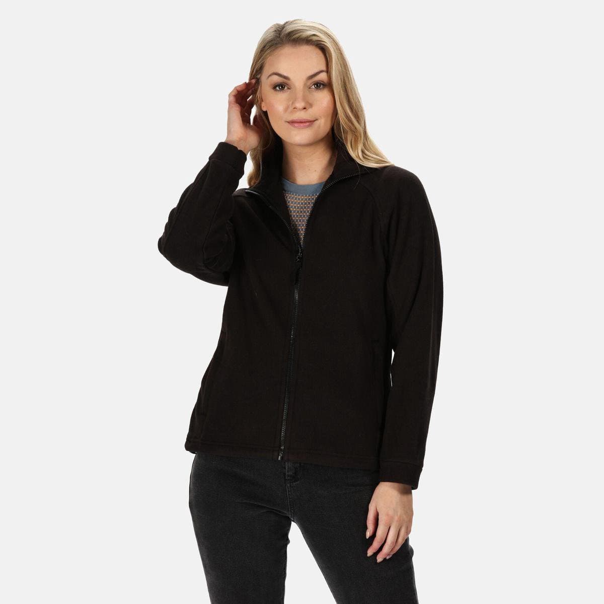 Fleece Dames Wandelen Zip-up Hoge Kraag