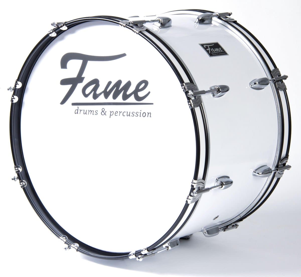 Fame Marching basDrum 24"x12", met Tragegordel & Beater - Marching bass drum