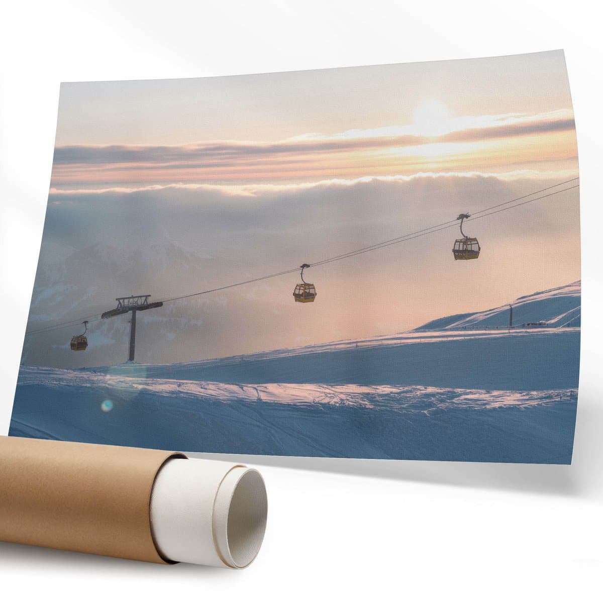 Wallfluent Polycanvas Poster - Futuristische Graphics, Illustratie - 594 x 840 mm - Zwart Wandposter - Rechthoek - Muurdecoratie - Woonkamer - Anime/manga