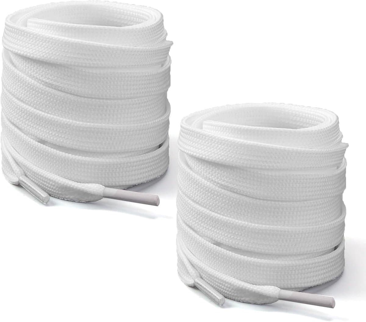 Schoenveters voor kinderen, 80 cm, dikke platte veters voor kinderschoenen, zwart/wit, veters voor sneakers, trainers, laarzen, vrijetijdsschoenen