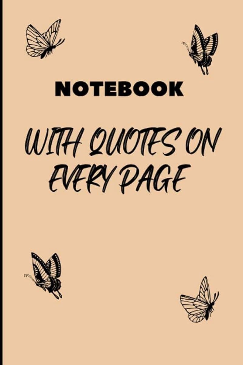 Every Page: inspirational notebooks with quotes on Every Page for your mom, for girls,wife 6x9 Lined Writing 100 Pages