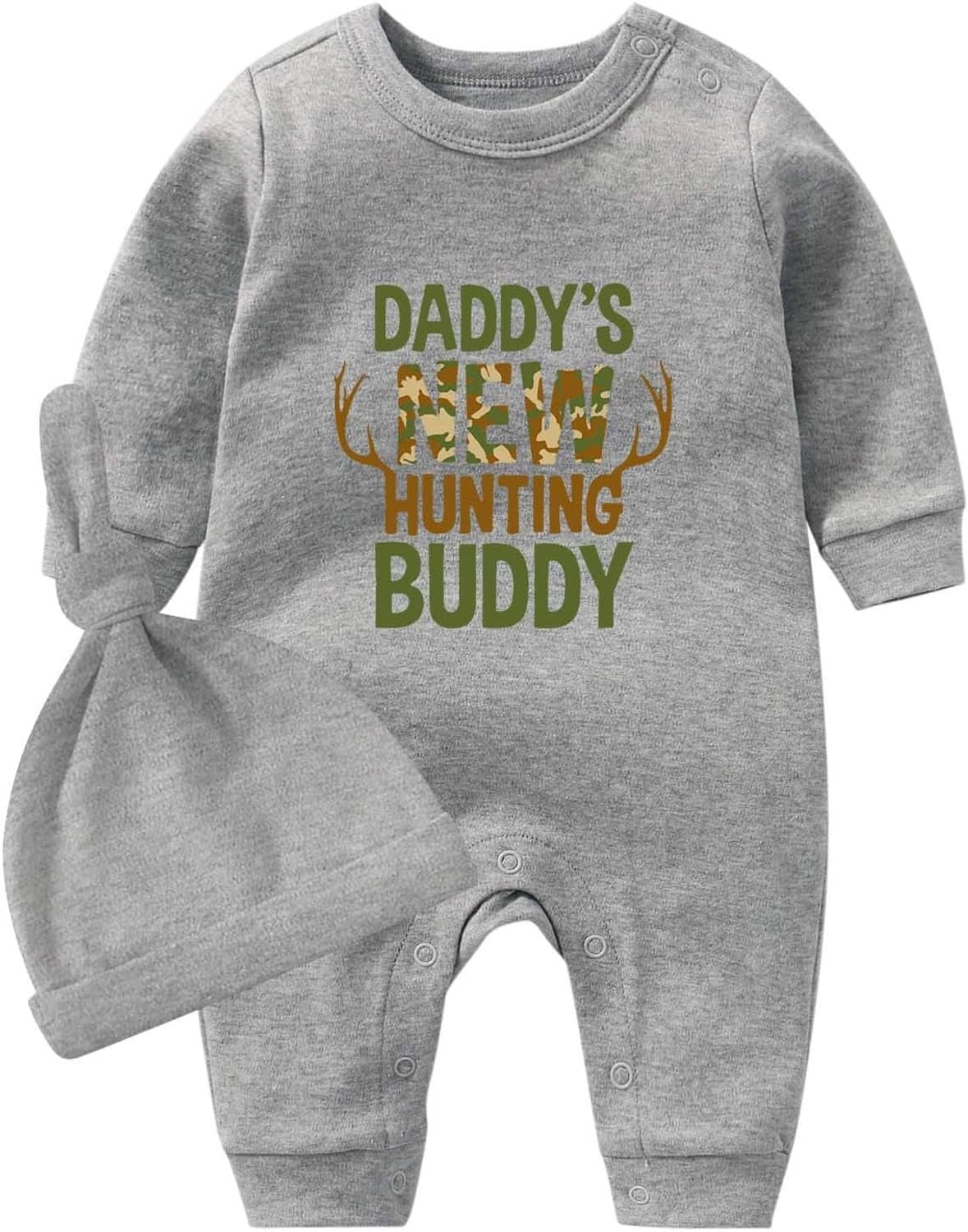 Outfit Set Baby Loves Rock Print Lange Mouwen Baby Kleding Pasgeboren Baby Kleding