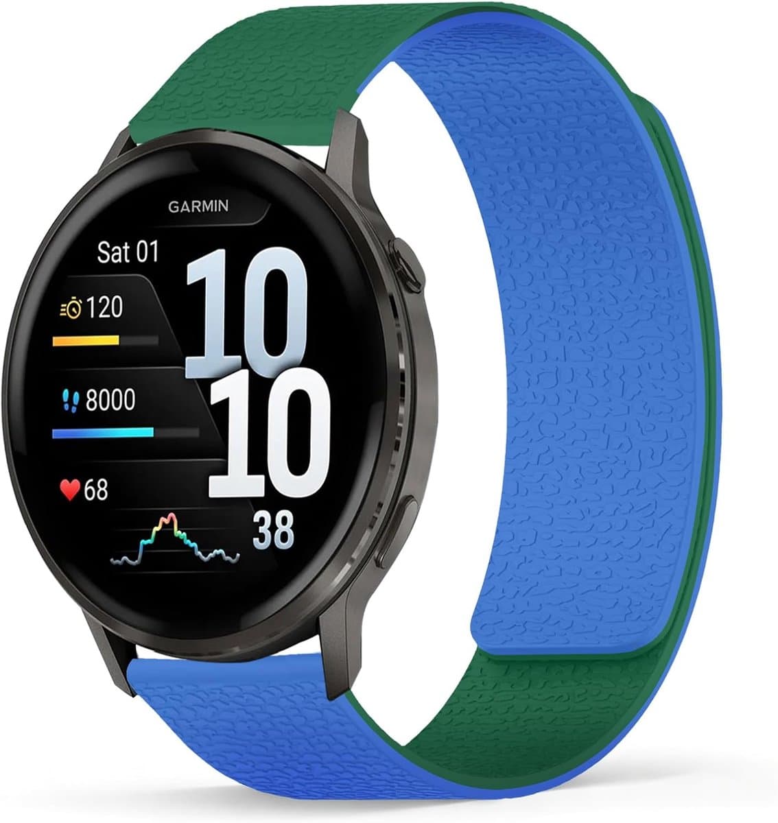 22 mm siliconen armband voor Garmin Venu 4/Venu 3 45 mm/Venu 2 - ShopVlot