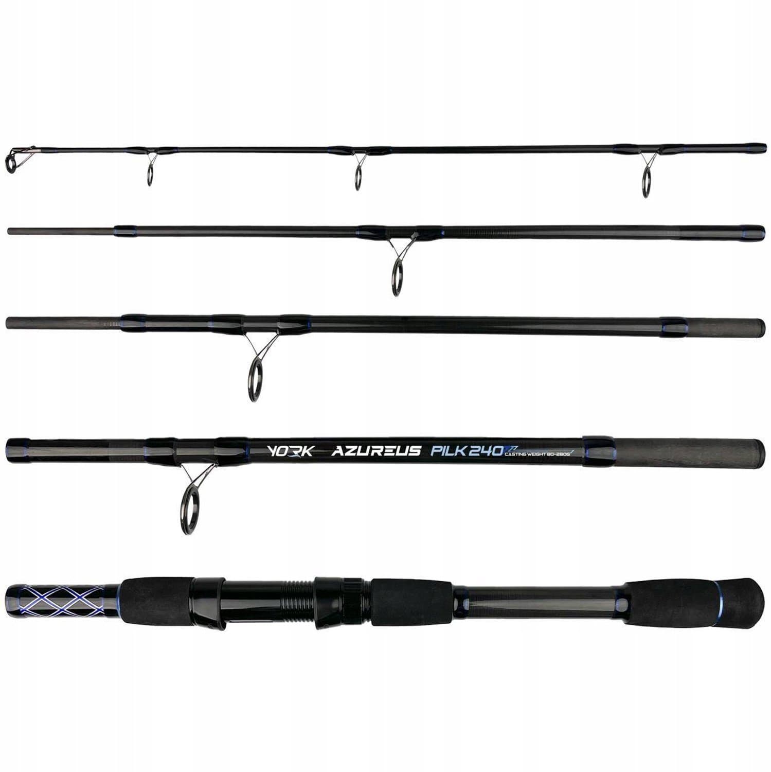 York Azureus Pilk Hengel 210cm 80-280g - Zeebouw
