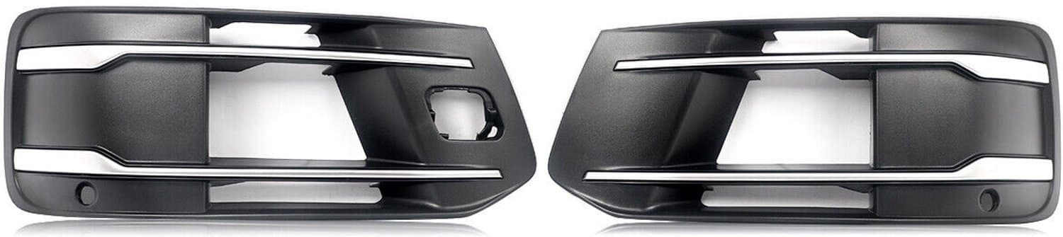 Mistlamp Grill Vervanging - Chrome Zwart - Plastic - Voorbumper - Voor Audi Q7 2016-2019