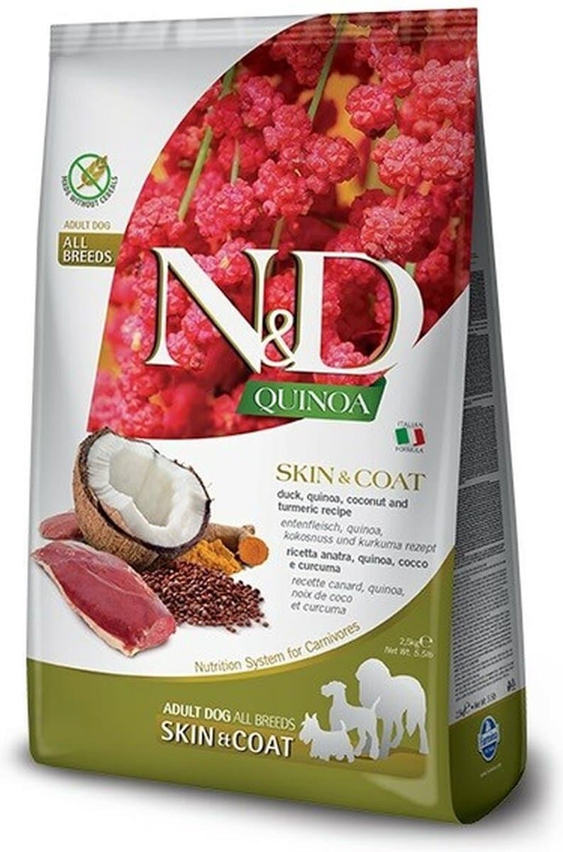 Voer Farmina Skin & Coat Volwassen Eend 7 kg