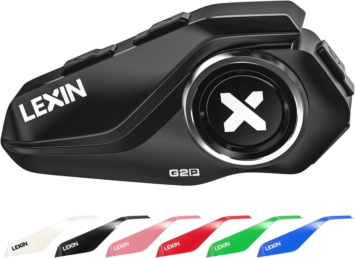 Motorfiets Intercom Communicatiesysteem - Bluetooth Helm Headset voor 2-6 Rijders - Waterdichte Interphone BT5.0